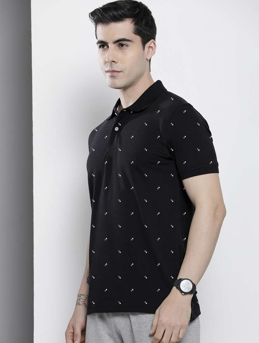 men polo neck printed t-shirt - 20977328 -  Standard Image - 1