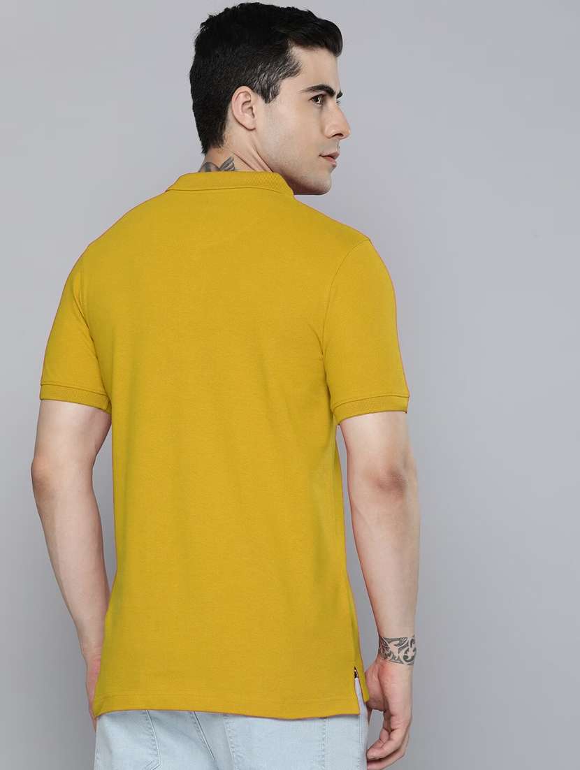 men polo neck logo print t-shirt - 20977346 -  Standard Image - 1