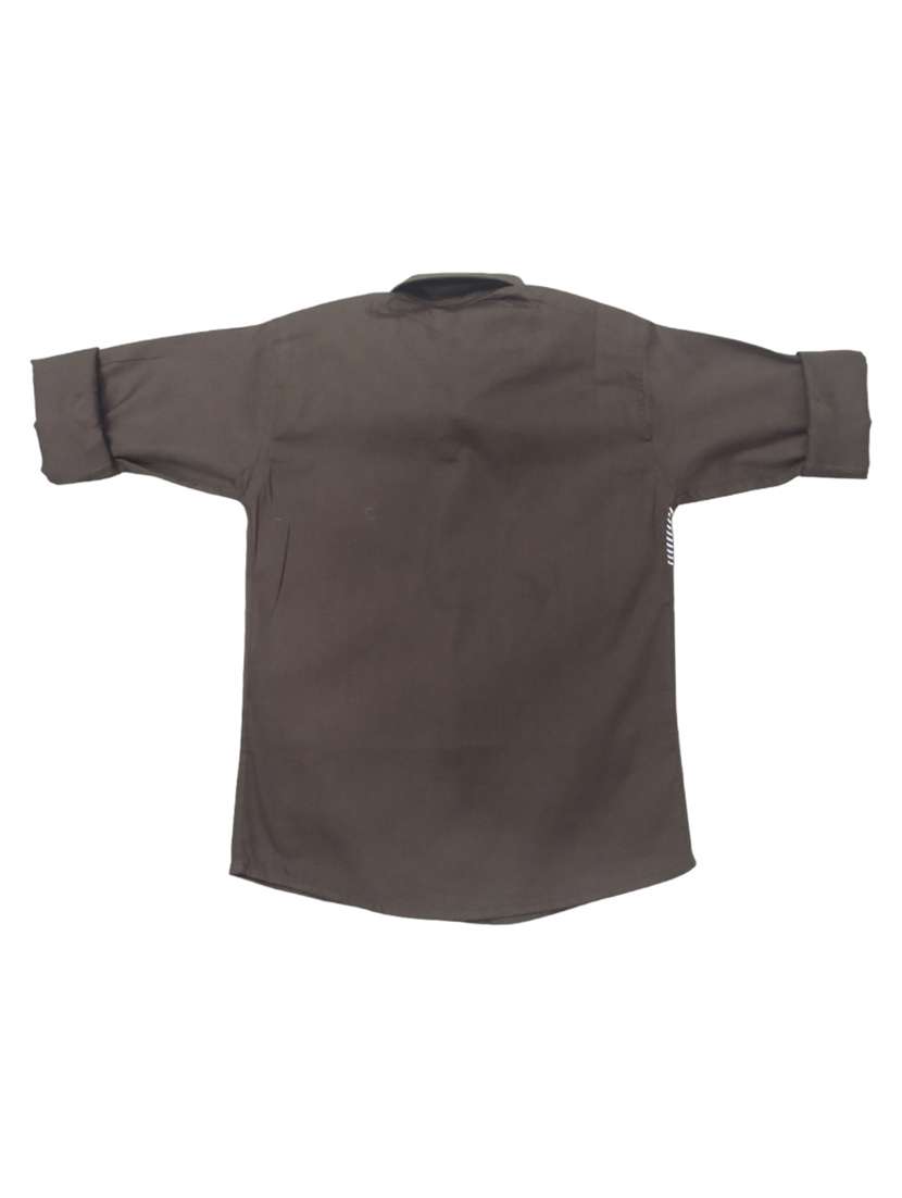 boys long sleeved typographic printed shirt - 20977477 -  Standard Image - 1