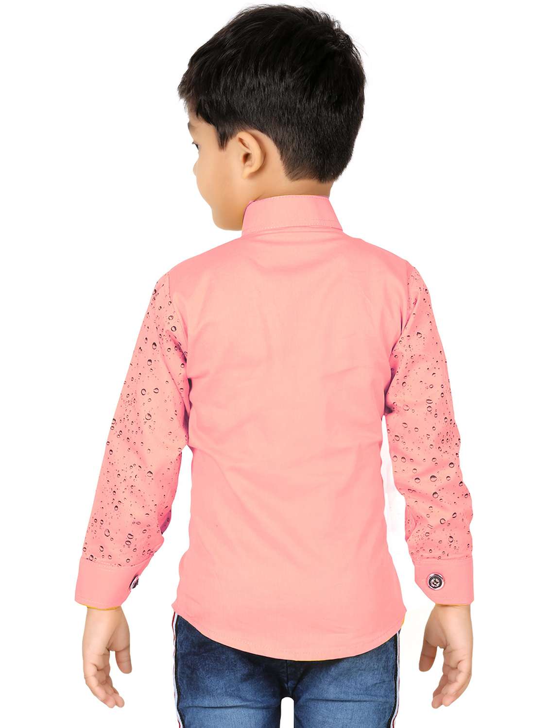 boys asymmetric cotton shirt - 20977586 -  Standard Image - 1