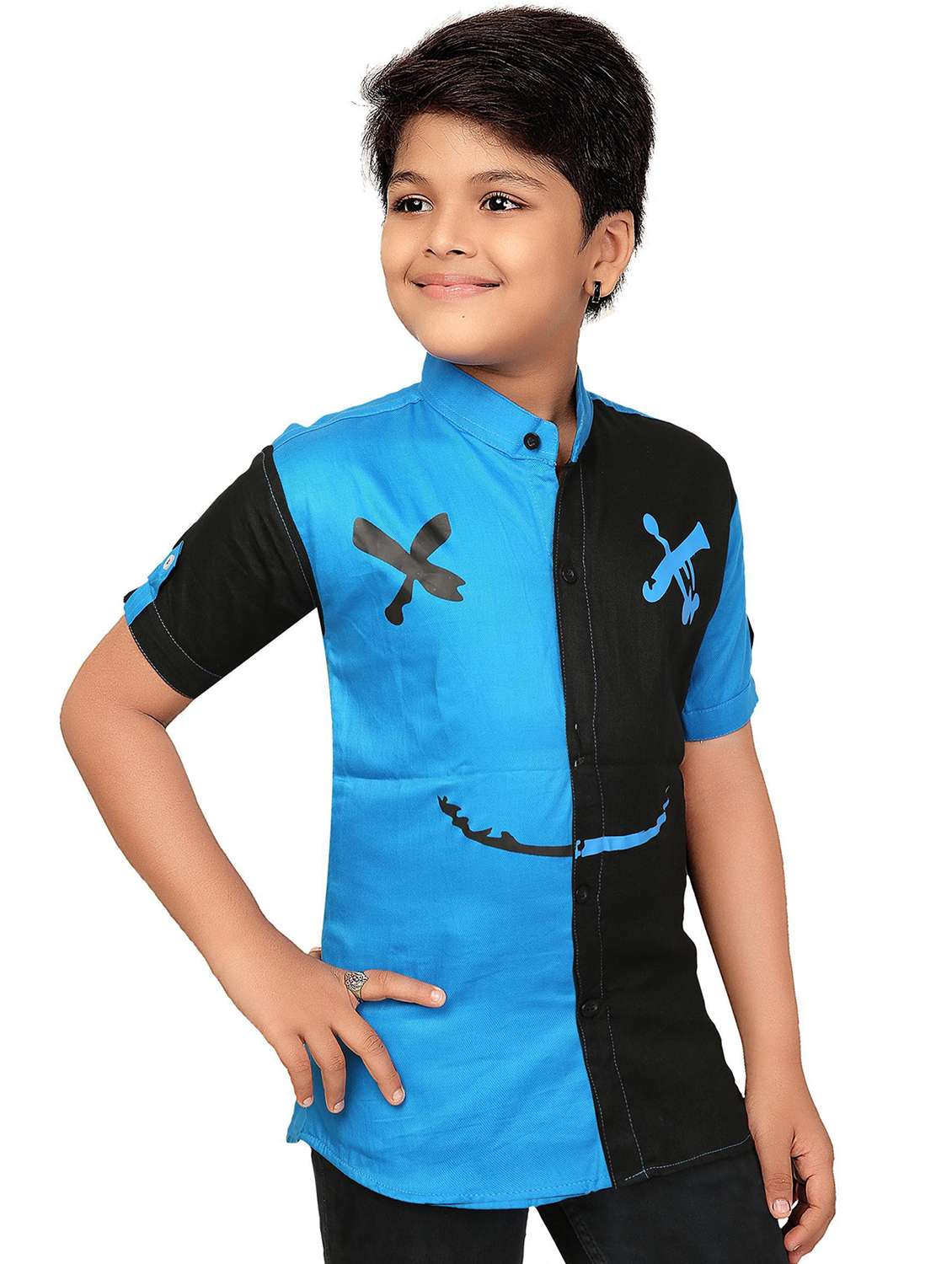 kids short sleeve casual shirt - 20977690 -  Standard Image - 1
