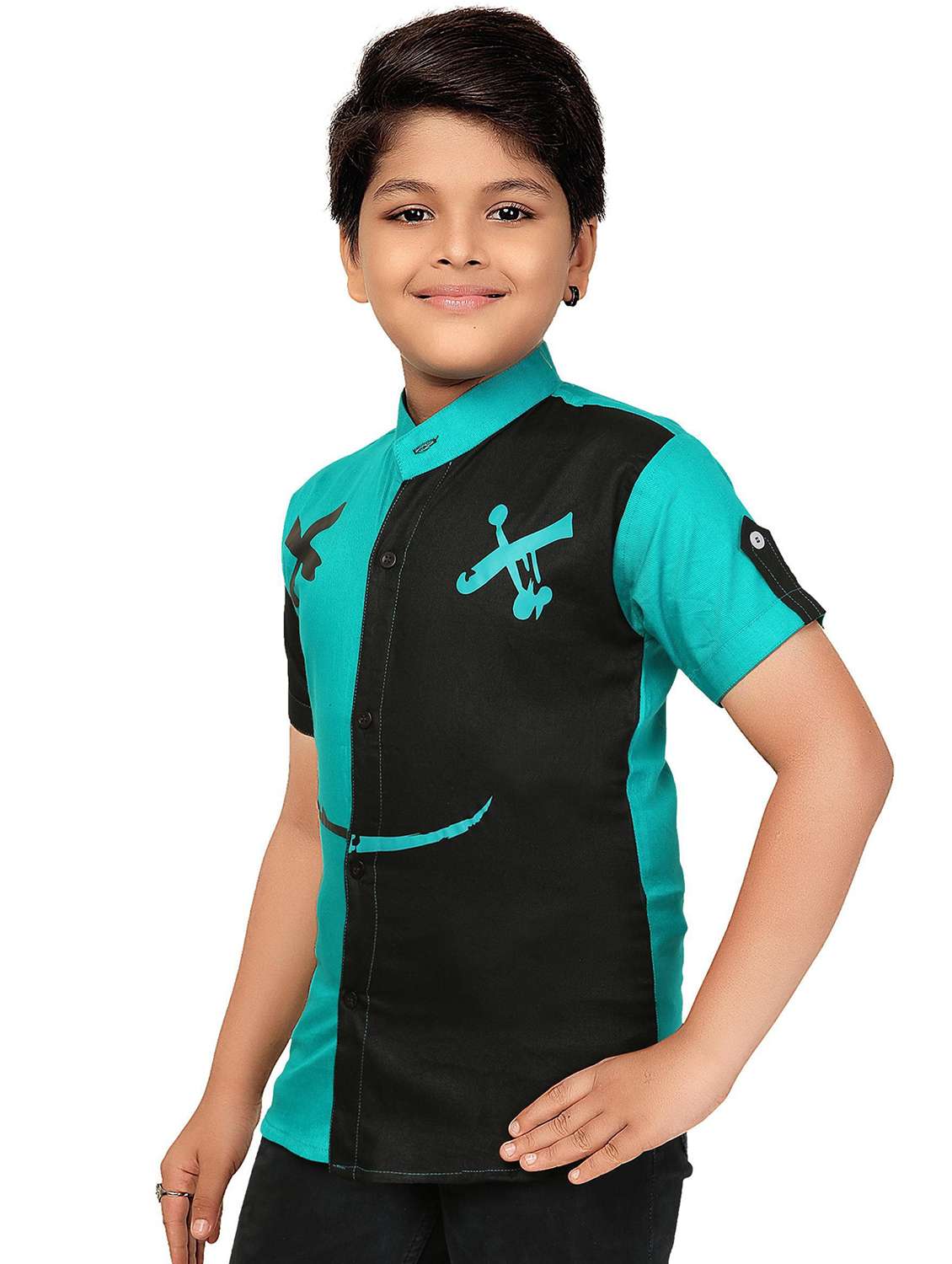 kids short sleeve casual shirt - 20977691 -  Standard Image - 1