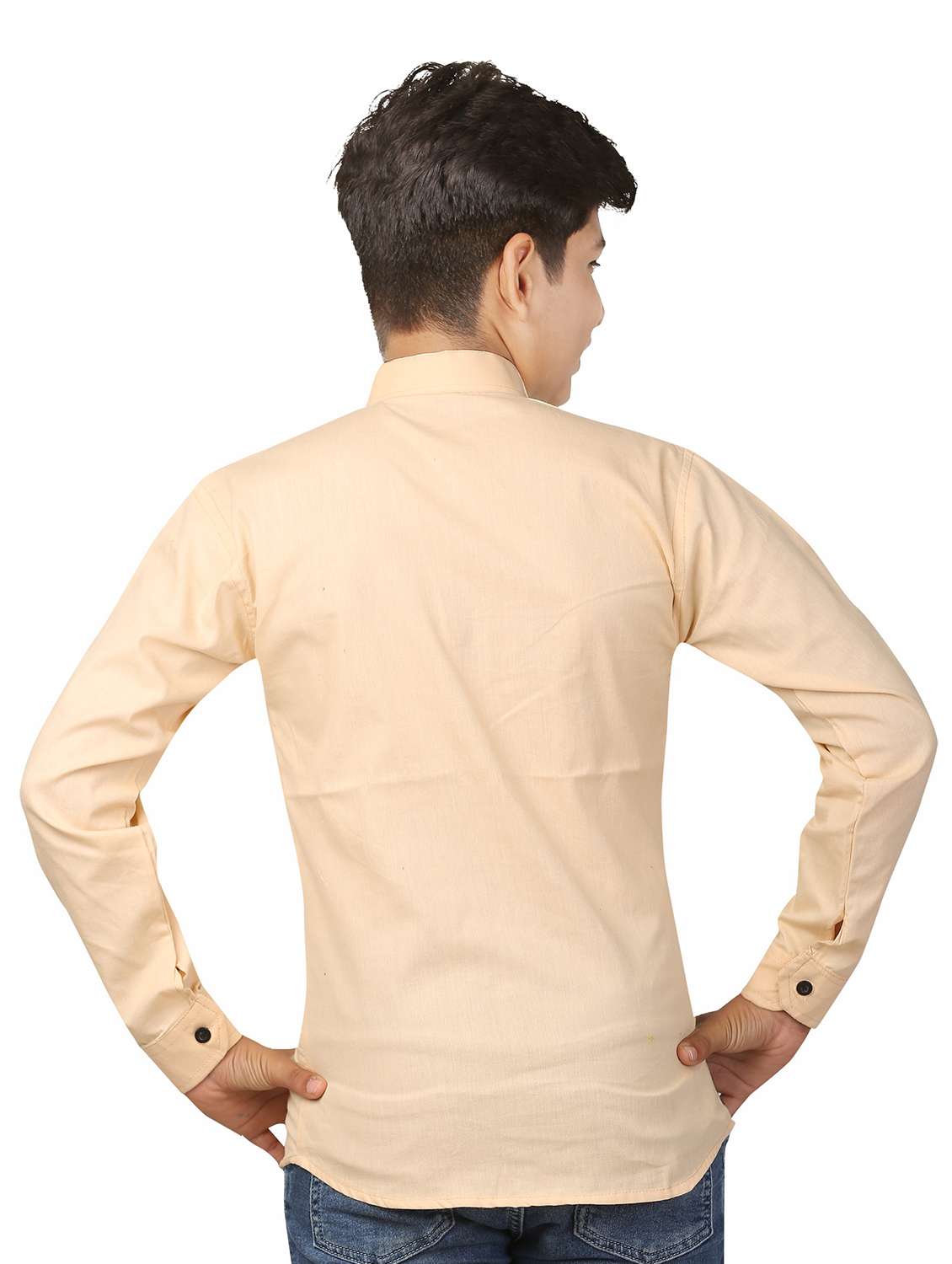 black cotton blend shirt - 20977711 -  Standard Image - 1