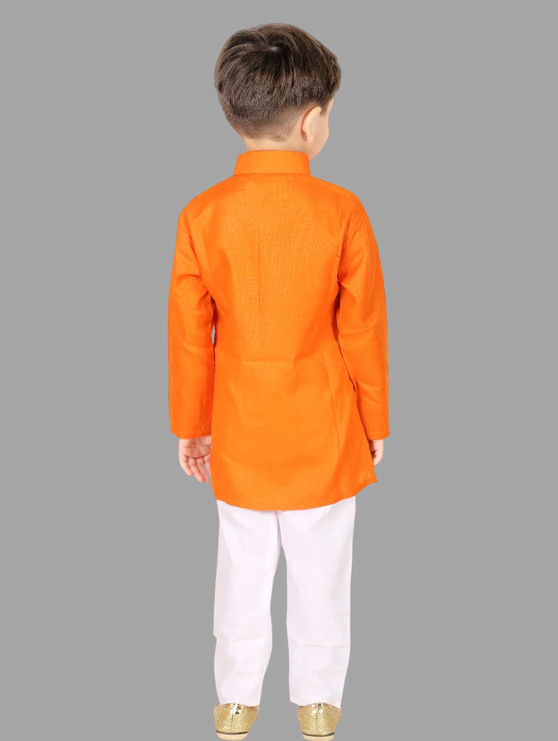 boys solid kurta & pyjama set - 20977821 -  Standard Image - 1
