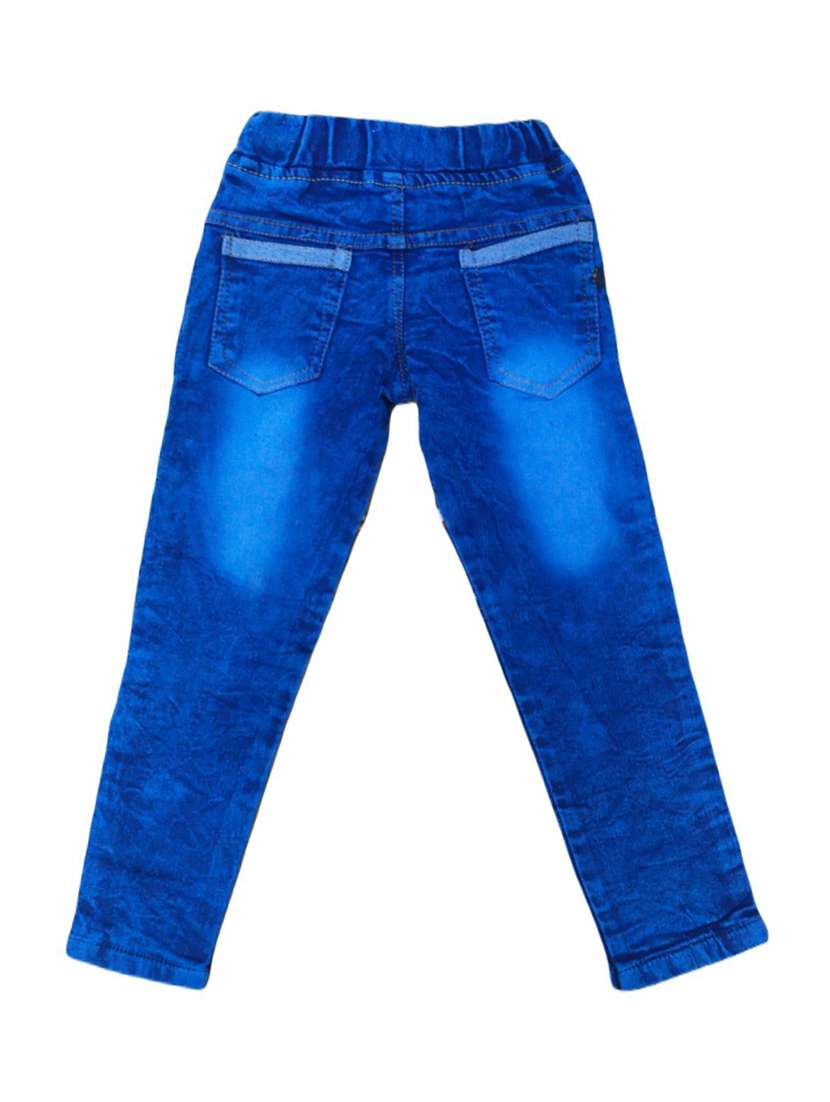 boys mid rise patch work jeans - 20978201 -  Standard Image - 1