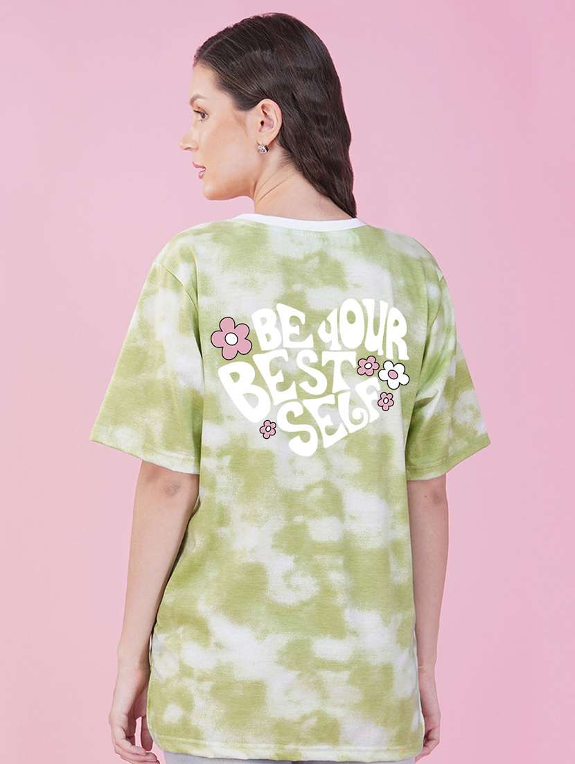 tie & dye round neck t-shirt - 20978361 - Standard Image - 1