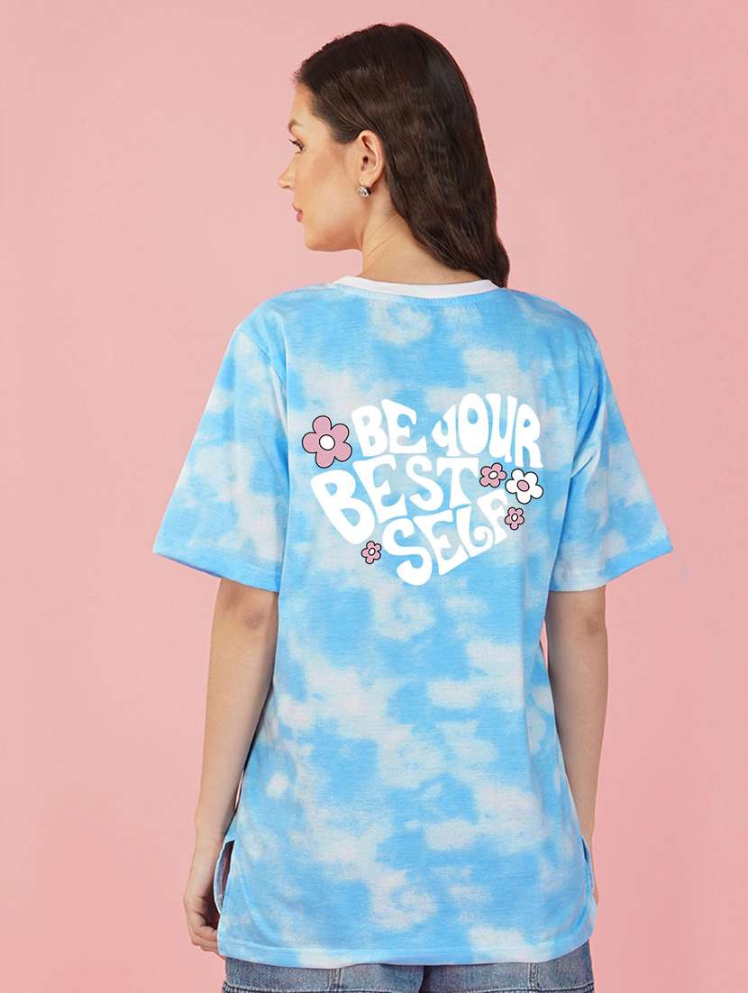 tie & dye round neck t-shirt - 20978362 -  Standard Image - 1