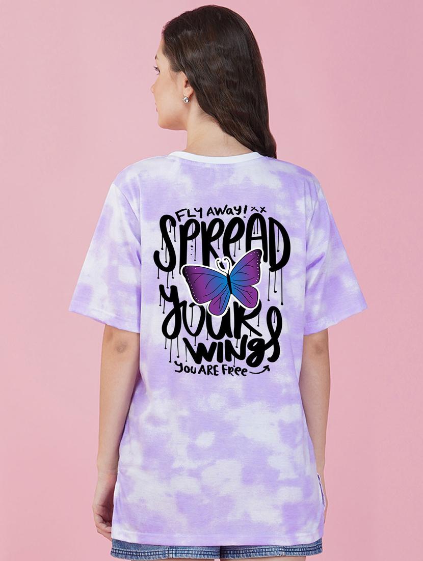 tie & dye round neck t-shirt - 20978374 - Standard Image - 1