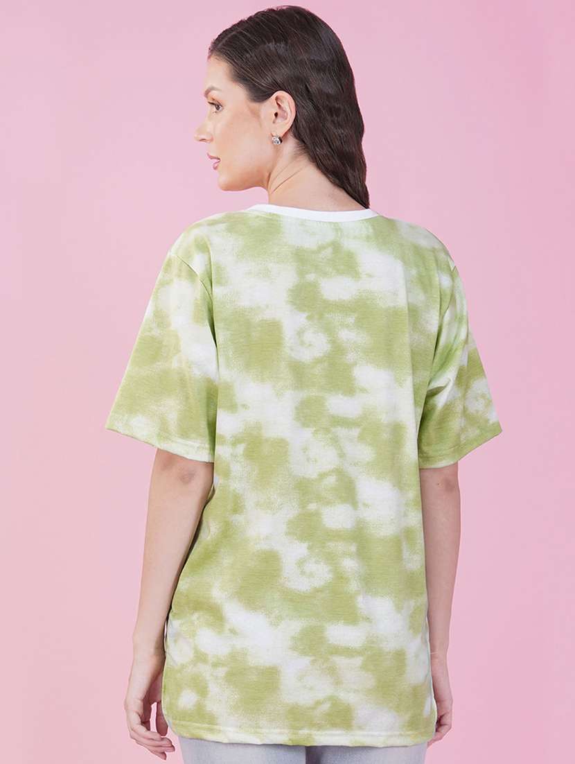 tie & dye round neck t-shirt - 20978384 - Standard Image - 1