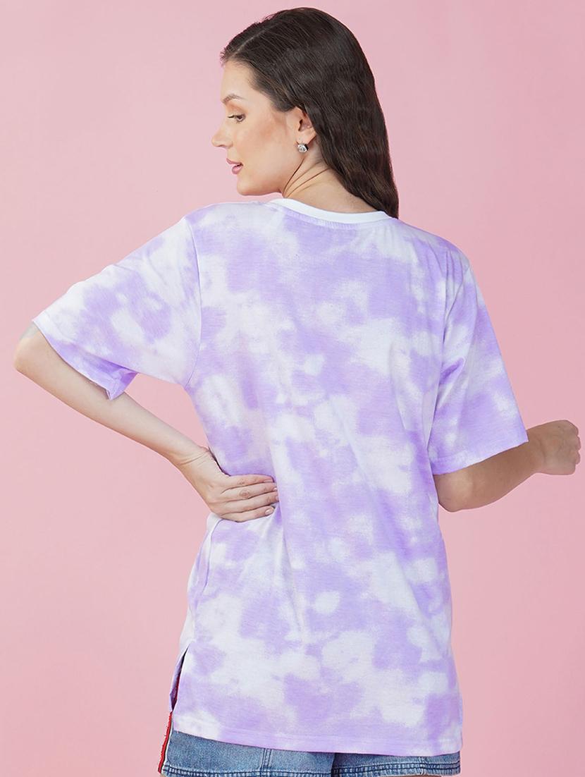 tie & dye round neck t-shirt - 20978394 - Standard Image - 1