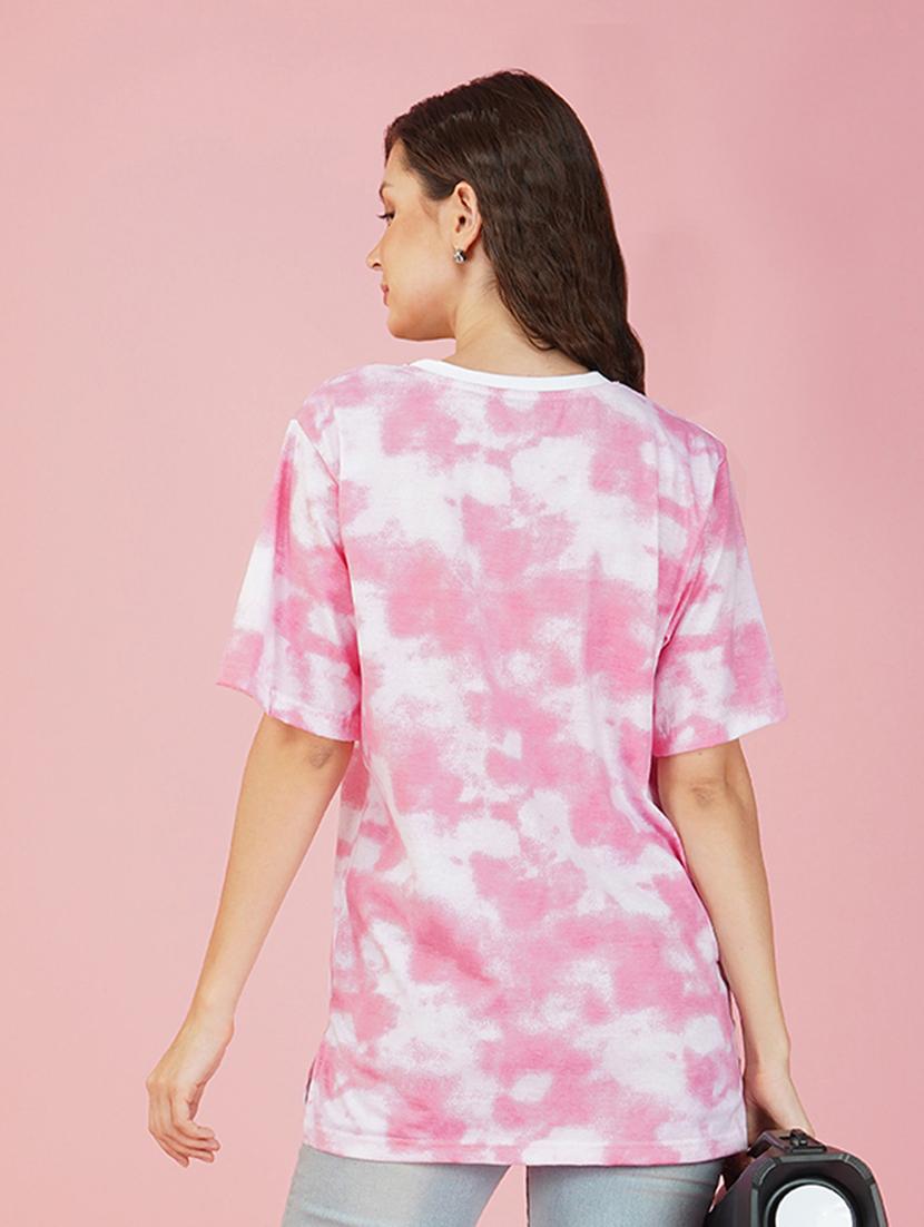 tie & dye round neck t-shirt - 20978399 - Standard Image - 1