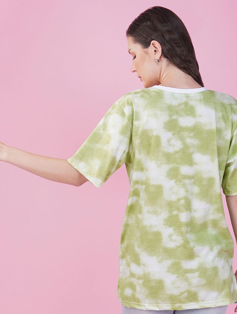 tie & dye round neck t-shirt - 20978400 - Standard Image - 1