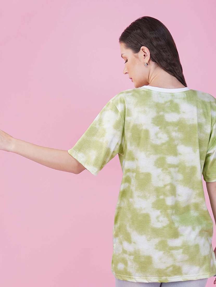 tie & dye round neck t-shirt - 20978408 - Standard Image - 1