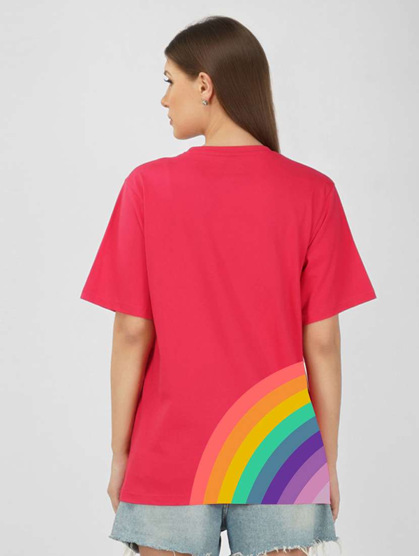 round neck back print t-shirt  - 20978410 -  Standard Image - 1