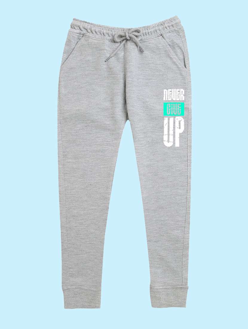 grey placement print detailed jogger - 20978696 - Zoom Image - 0
