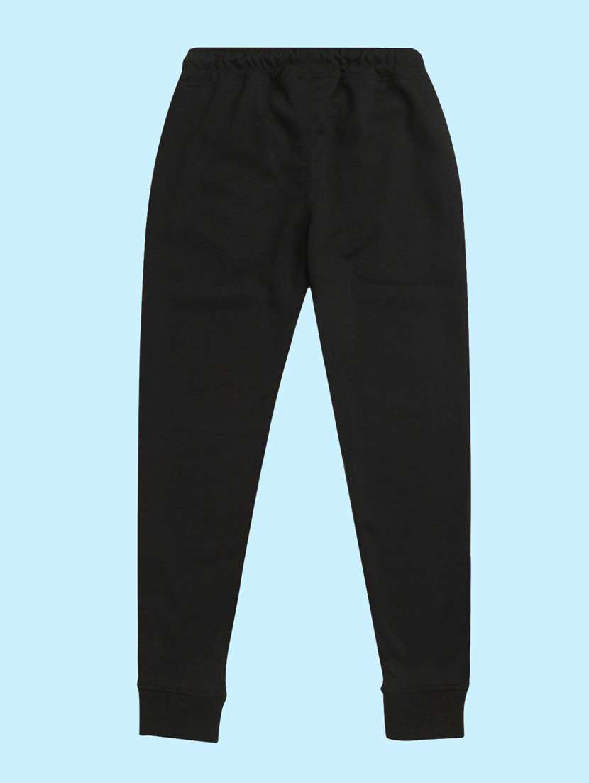 black placement print detailed jogger - 20978706 - Standard Image - 1