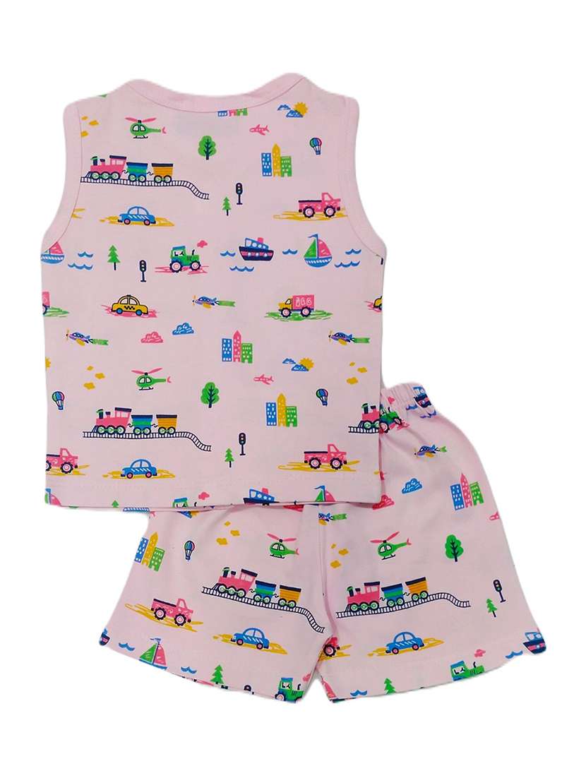 kids printed shirt & shorts set - 20978936 -  Standard Image - 1
