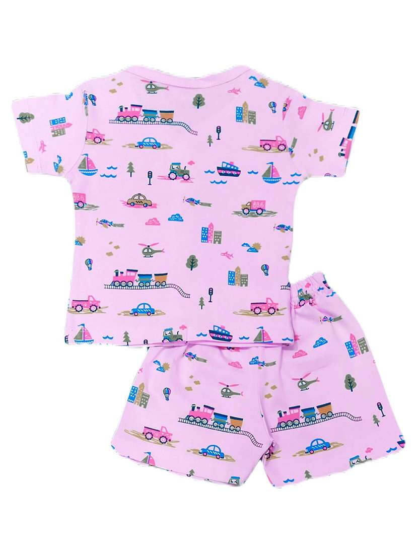 kids printed shirt & shorts set - 20978940 -  Standard Image - 1
