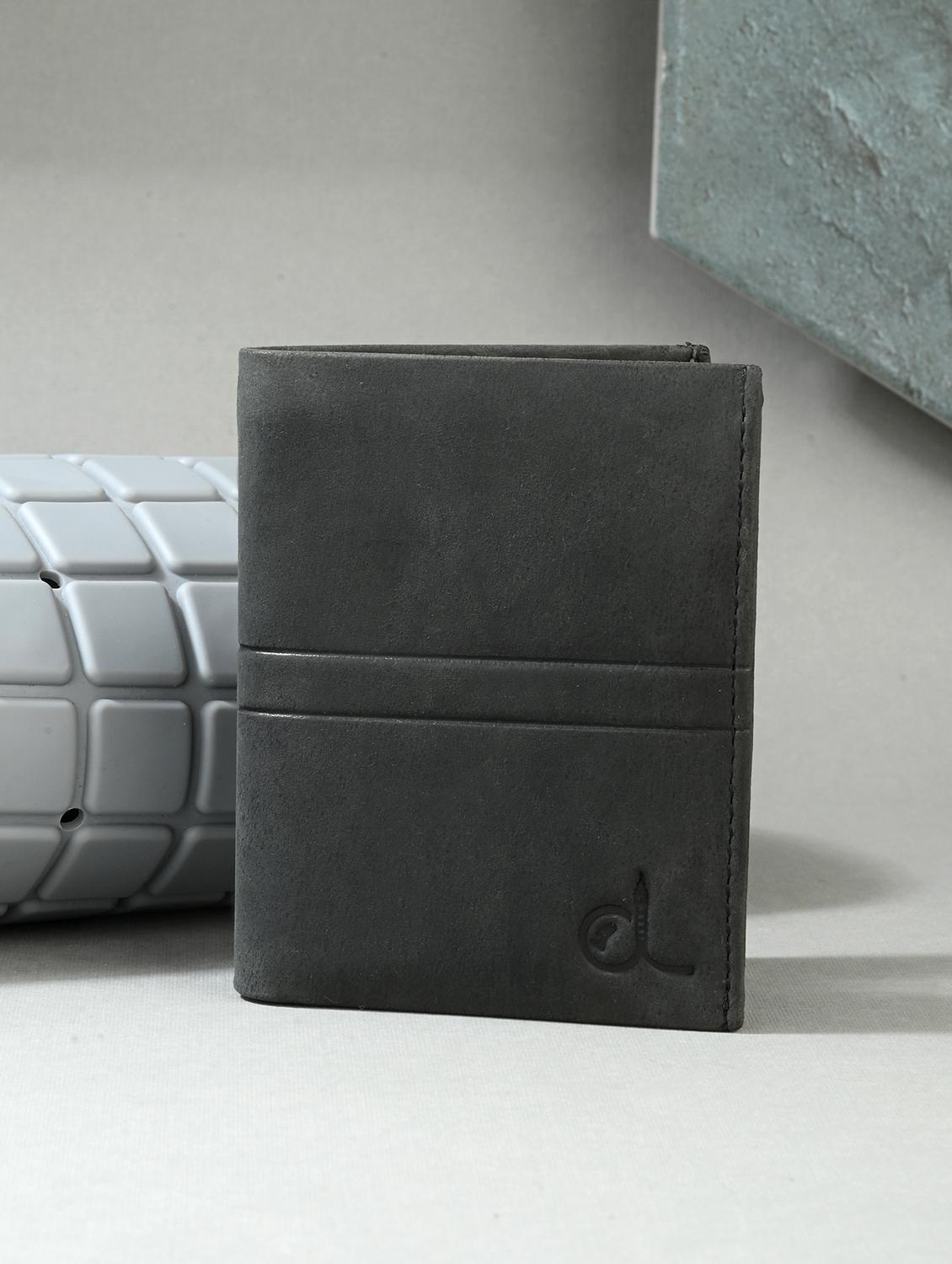 grey leather wallet - 20980363 -  Zoom Image - 0