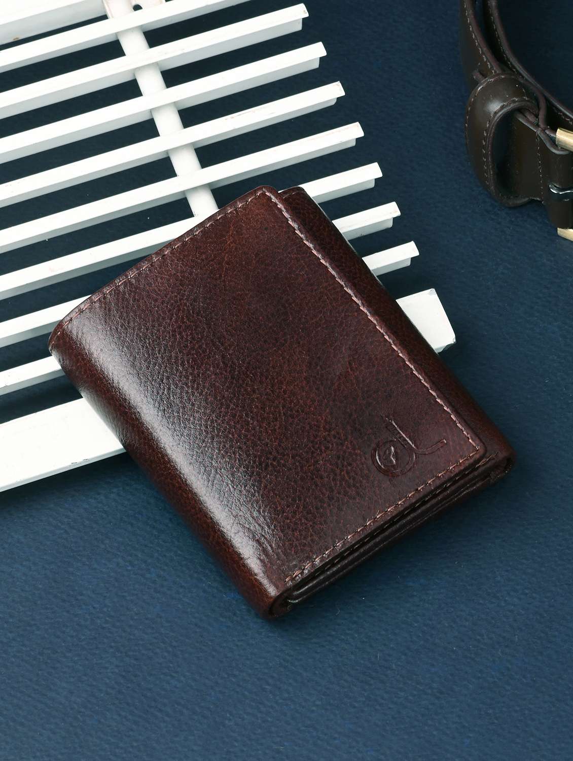 brown leather wallet