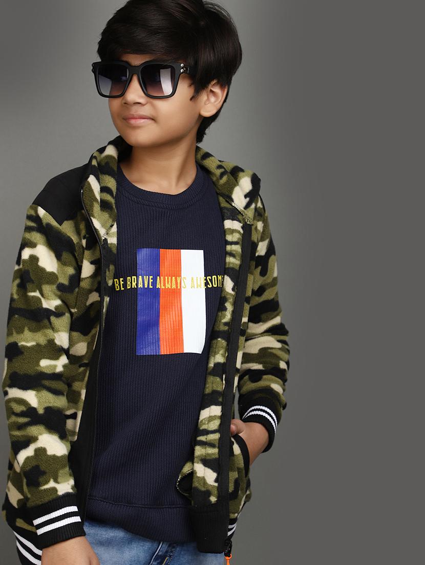 boys camouflaged casual jacket - 20982281 - Standard Image - 1