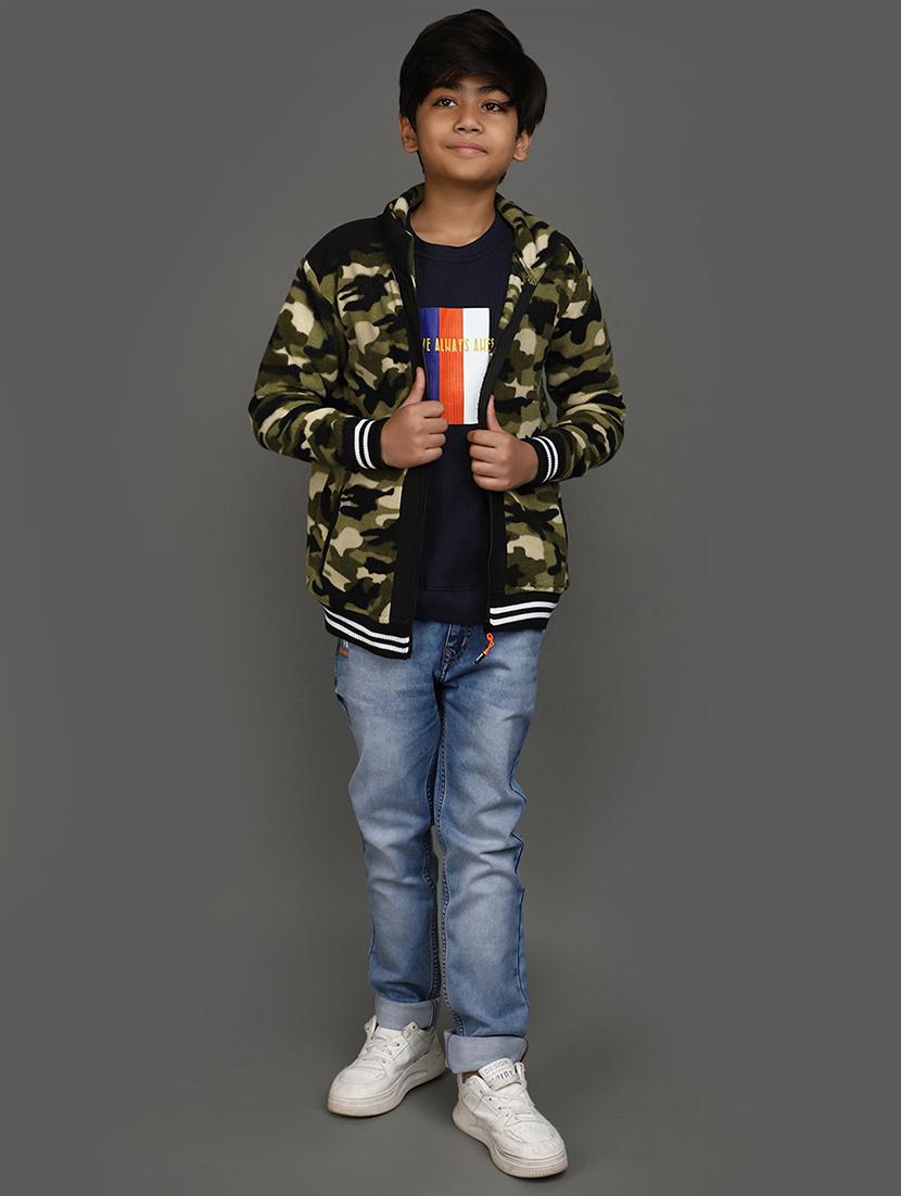 boys camouflaged casual jacket - 20982281 - Standard Image - 4