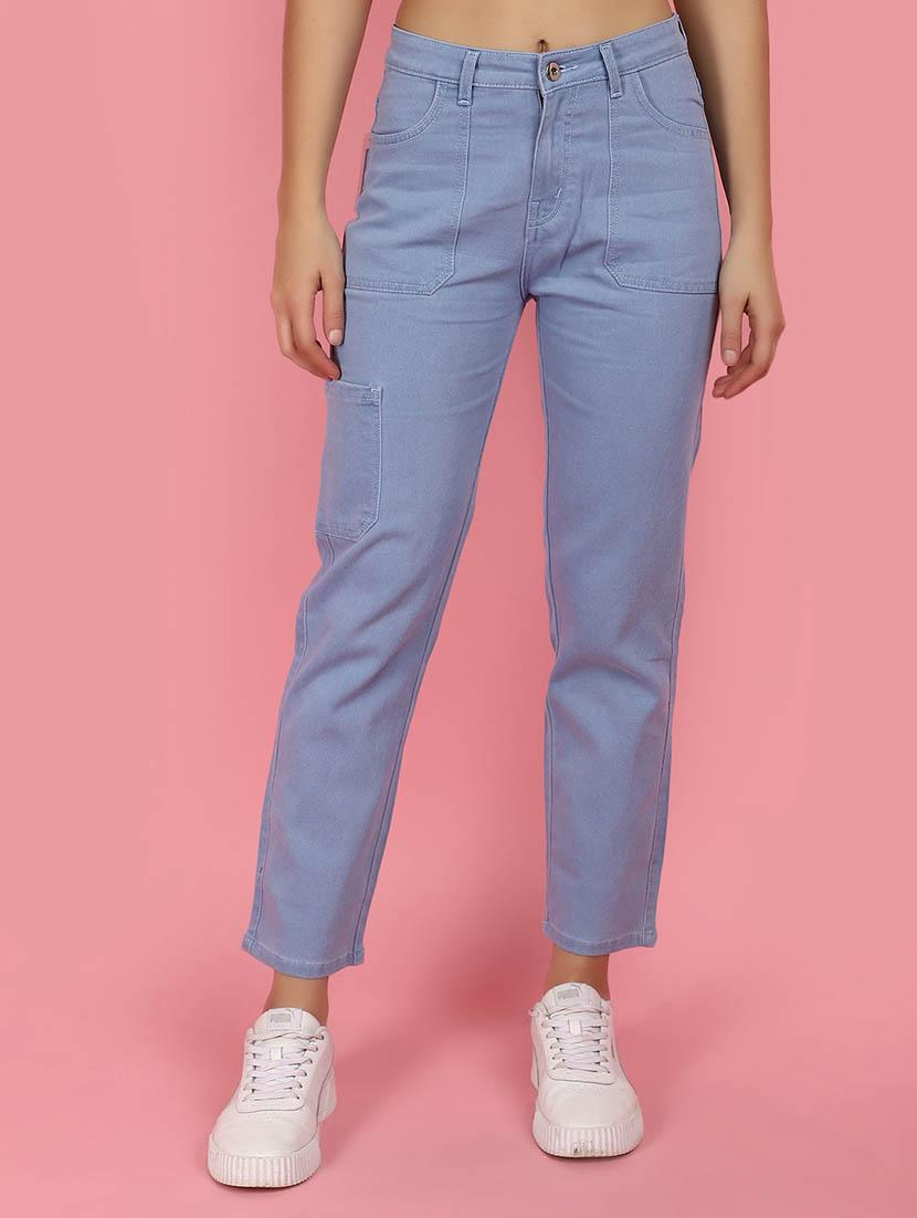 women high rise denim jeans - 20982282 - Zoom Image - 0