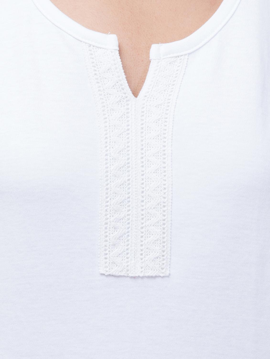 women white solid regular top - 20982415 - Standard Image - 4