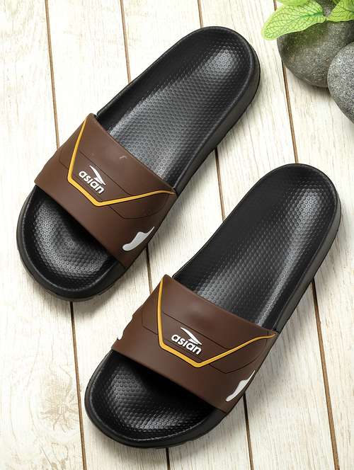 brown eva slip on slippers - 20982563 -  Standard Image - 0