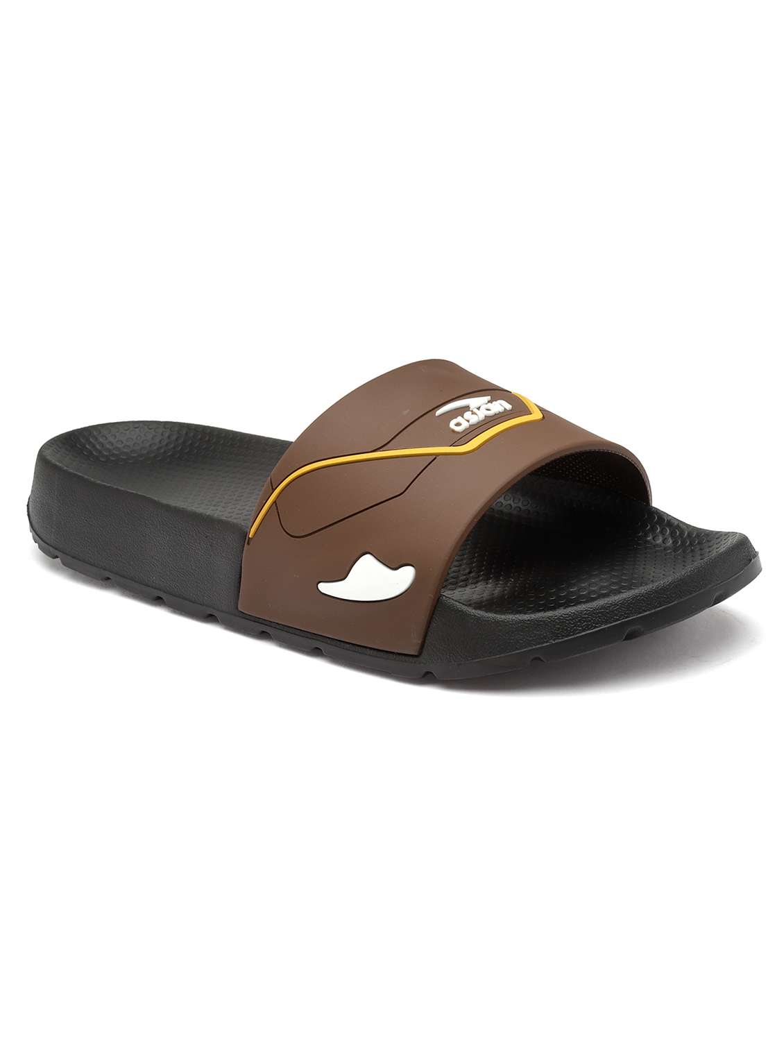 brown eva slip on slippers - 20982563 -  Standard Image - 1
