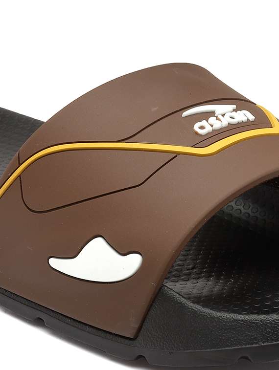 brown eva slip on slippers - 20982563 -  Standard Image - 4