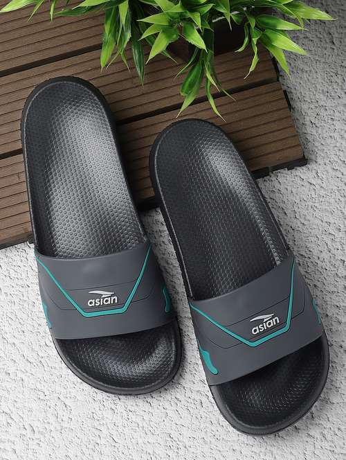 grey eva slip on slippers - 20982564 -  Standard Image - 0