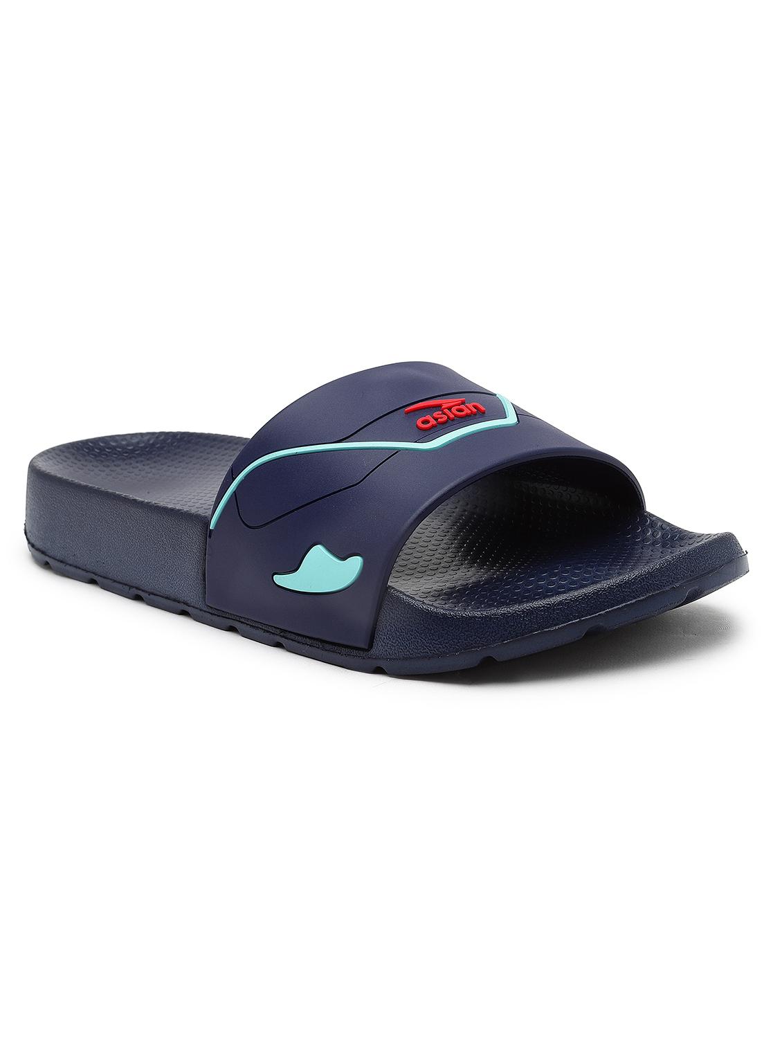 navy eva slip on slippers - 20982565 -  Standard Image - 1