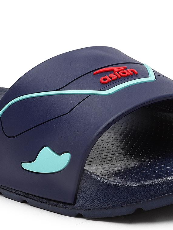 navy eva slip on slippers - 20982565 - Standard Image - 4
