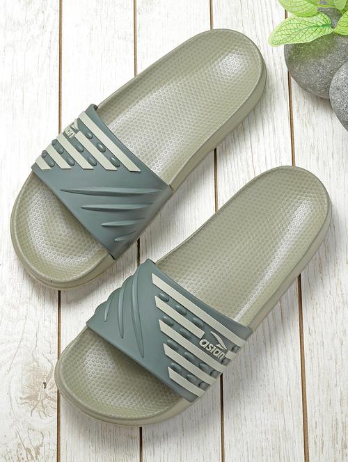 green eva slip on slippers - 20982567 - Standard Image - 0