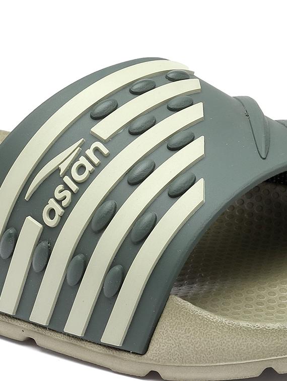 green eva slip on slippers - 20982567 - Standard Image - 4