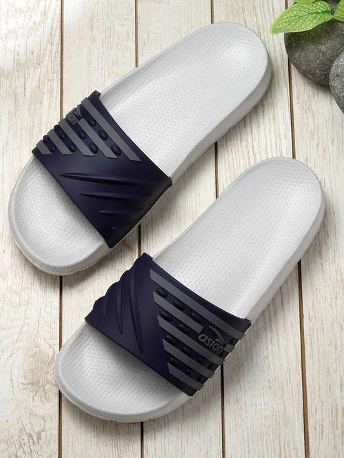 navy eva slip on slippers - 20982568 -  Standard Image - 0