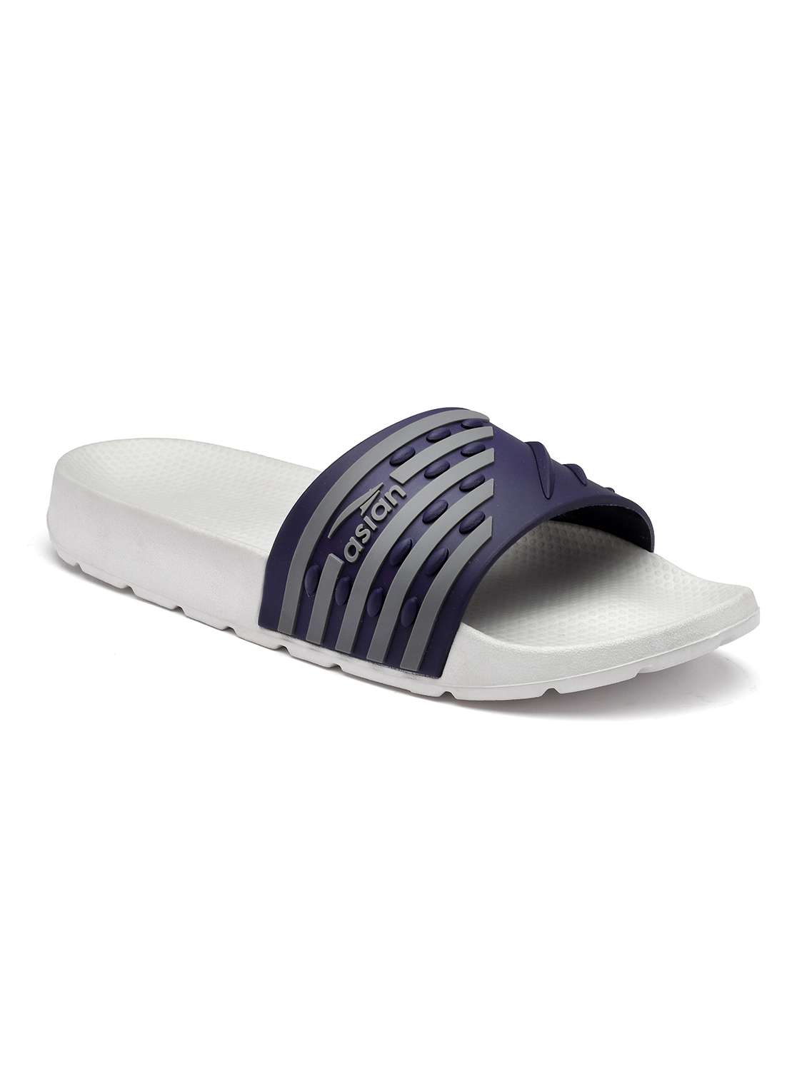 navy eva slip on slippers - 20982568 -  Standard Image - 1