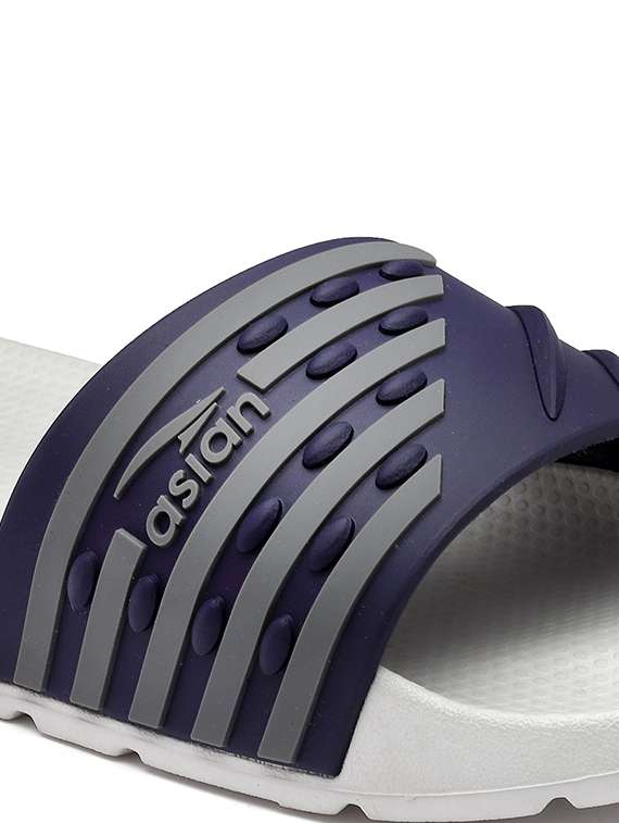 navy eva slip on slippers - 20982568 -  Standard Image - 4