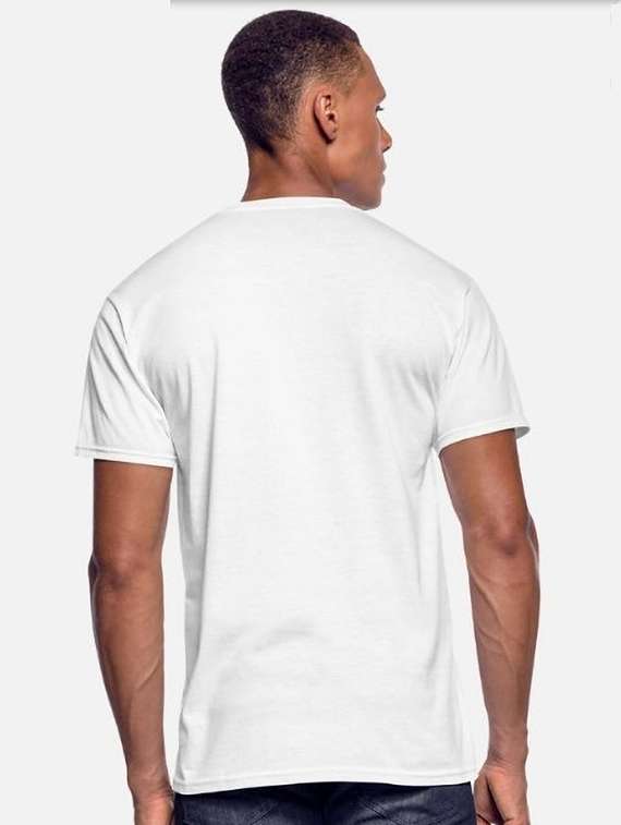 white cotton blend front print tshirt - 20982783 -  Standard Image - 1