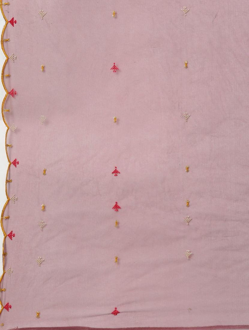 women round neck kurta pant set with dupatta - 20983148 - Standard Image - 6