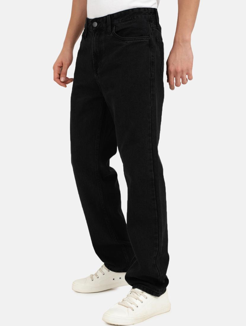 men solid mid rise cotton jeans - 20983218 - Standard Image - 1