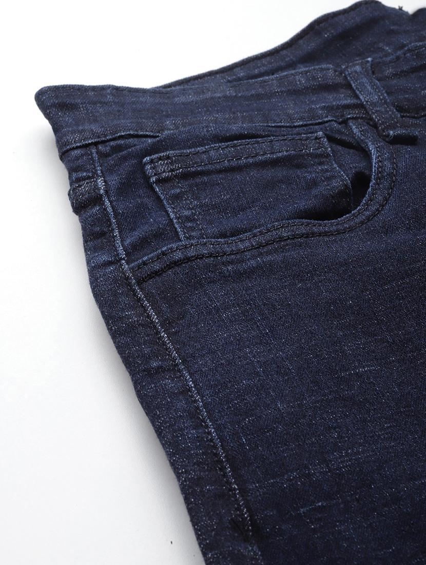 men solid mid rise cotton jeans - 20983228 - Standard Image - 4