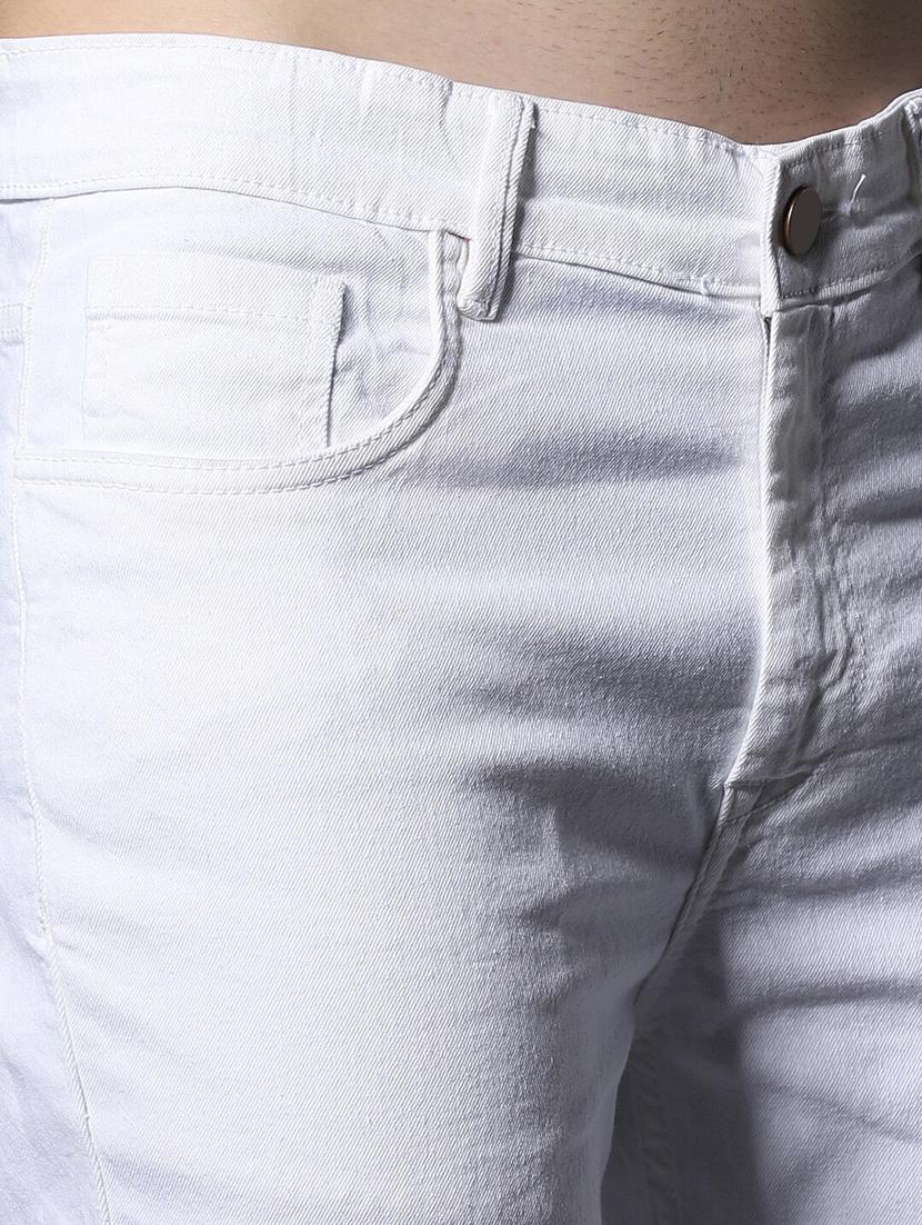 men solid mid rise cotton jeans - 20983229 - Standard Image - 4