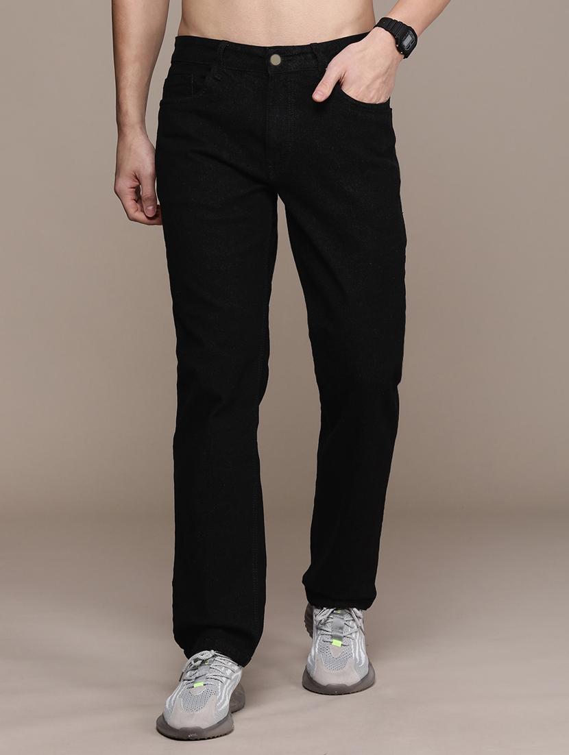 men solid mid rise cotton jeans - 20983230 - Zoom Image - 0