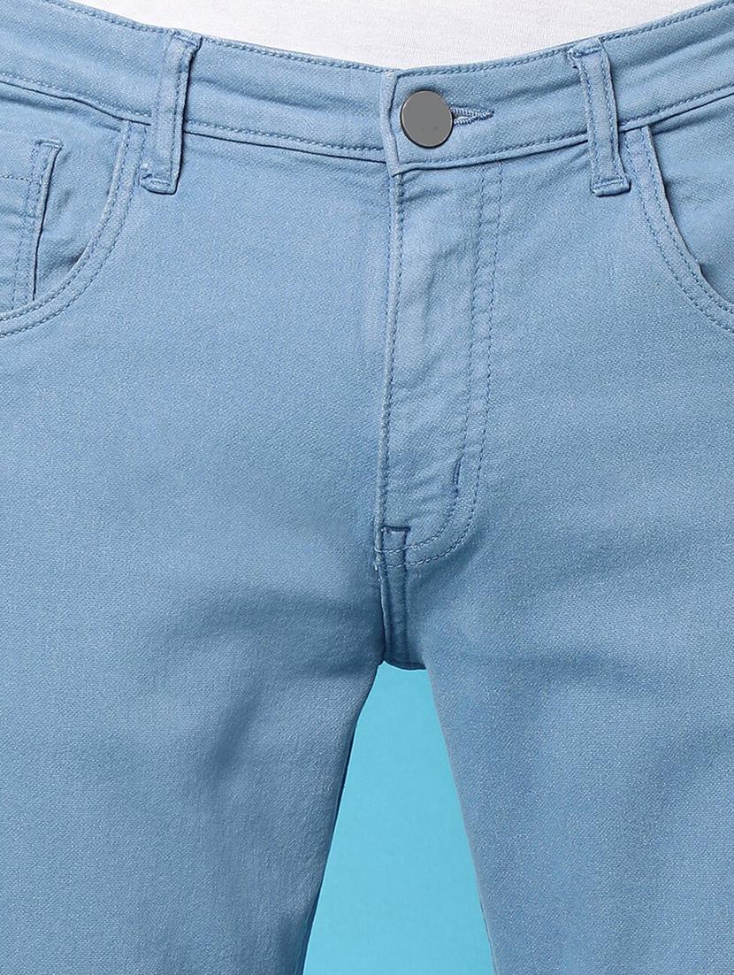 men solid mid rise cotton jeans - 20983231 - Standard Image - 4