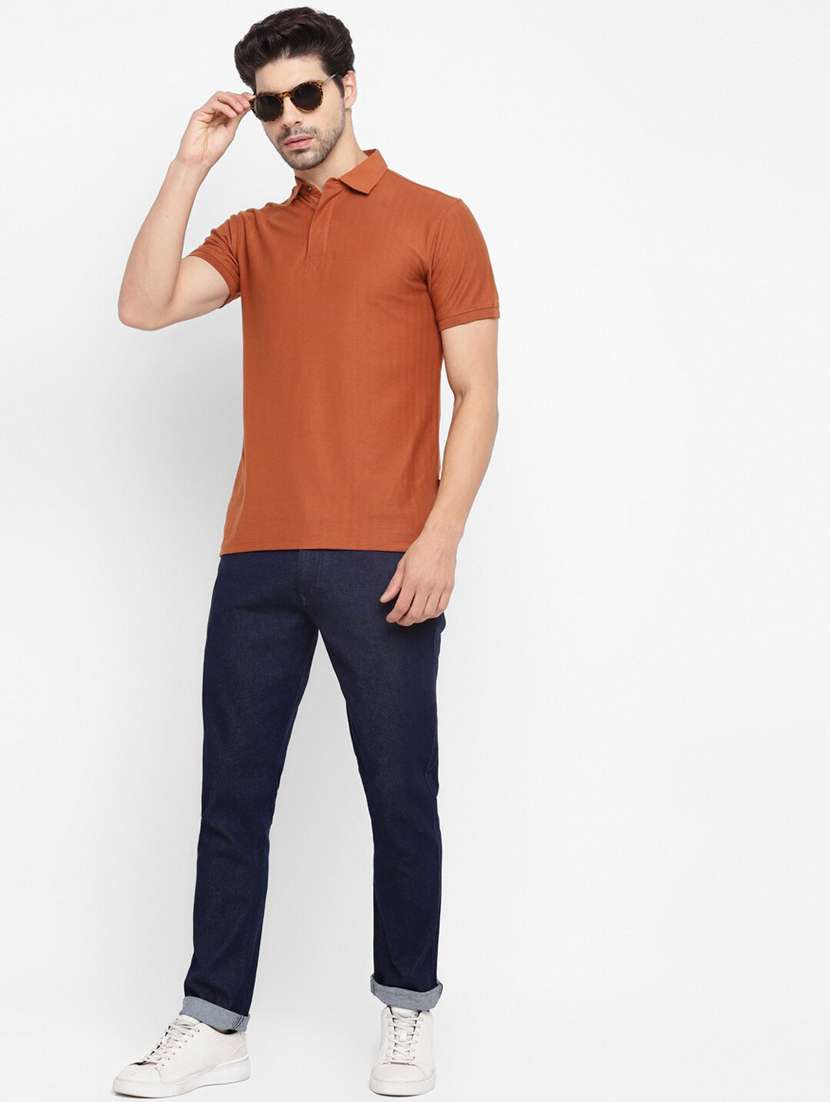 men solid mid rise cotton jeans - 20983252 - Standard Image - 4