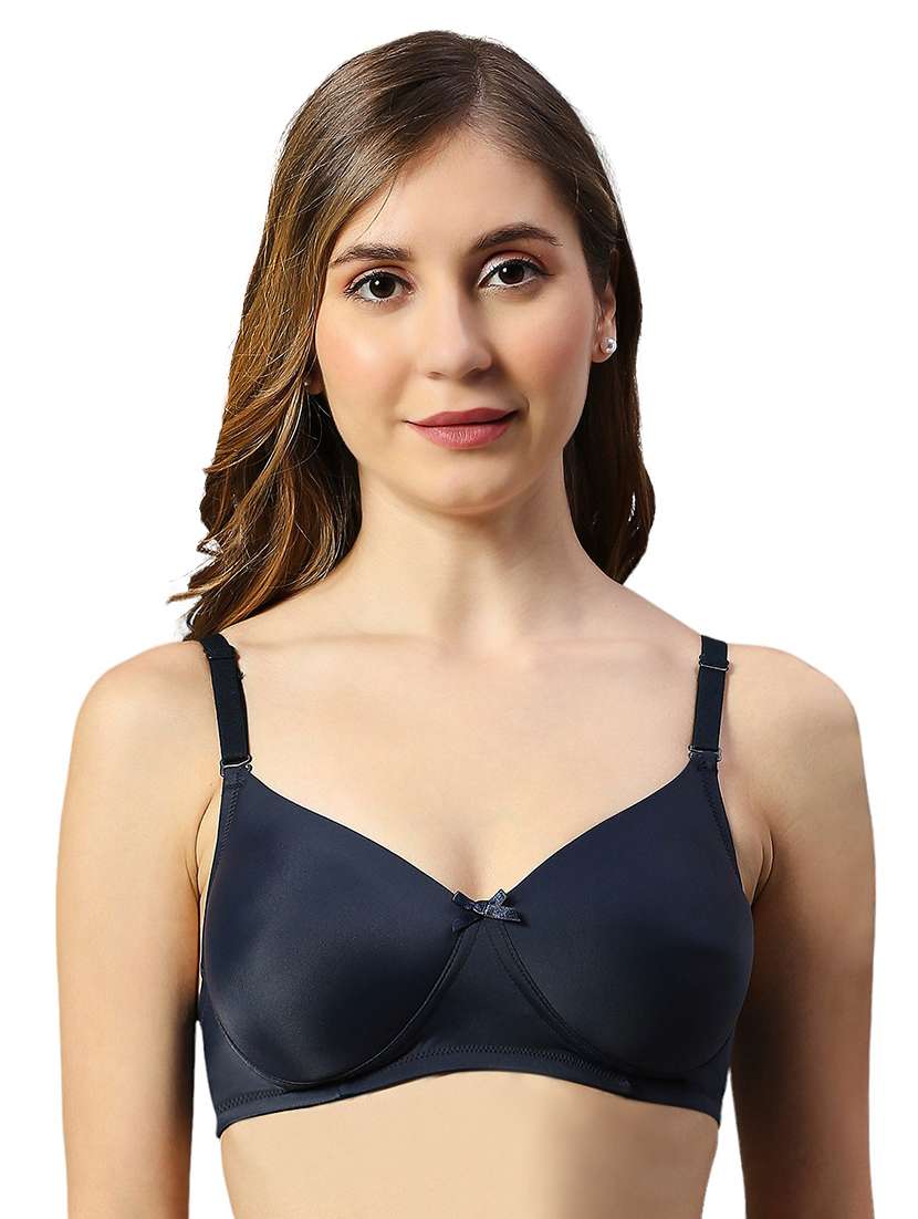 women non wired solid t-shirt bra
