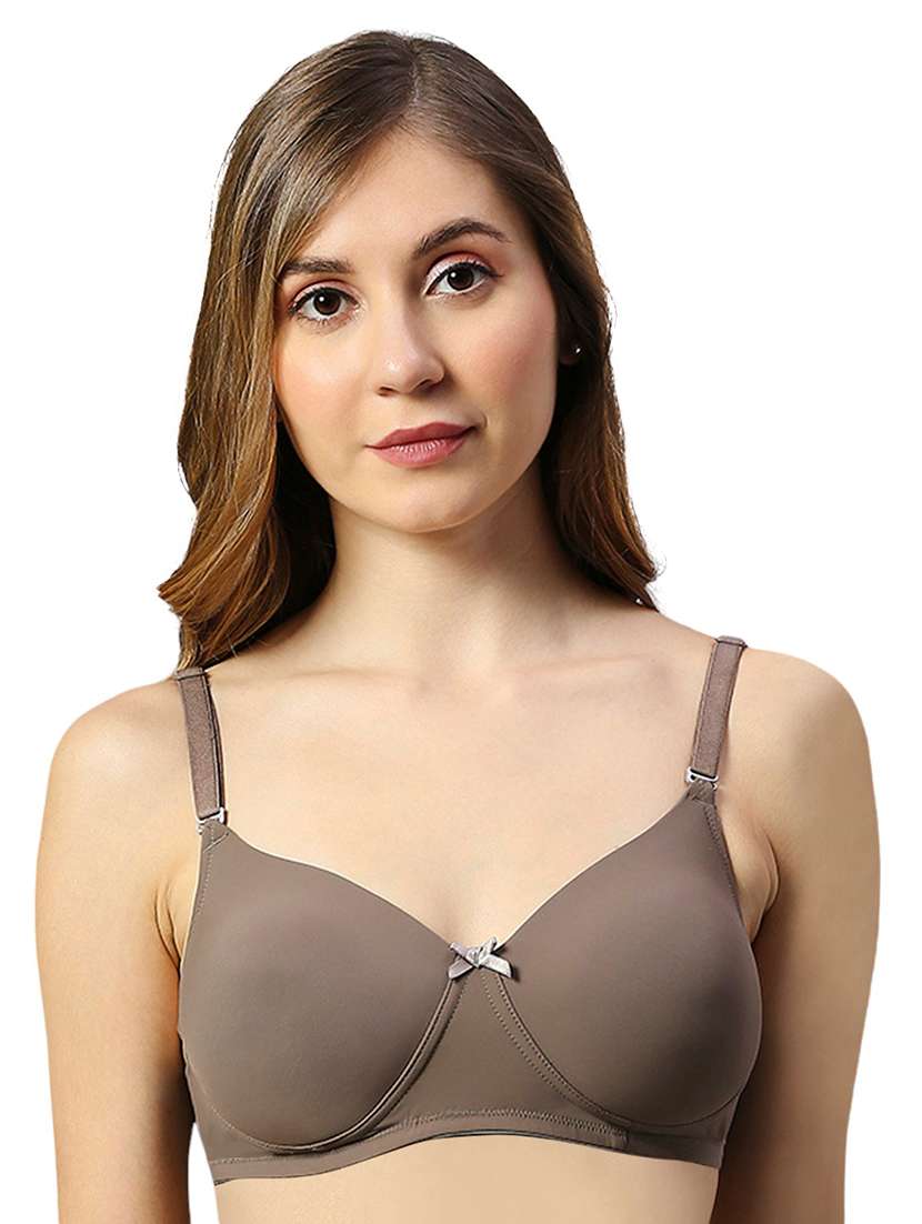 women solid t-shirt bra