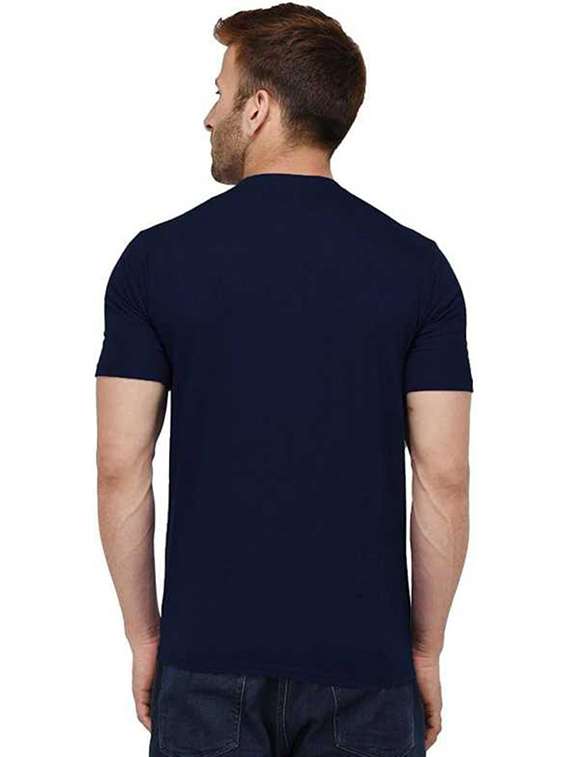 men front print round neck t-shirt - 20985890 -  Standard Image - 1